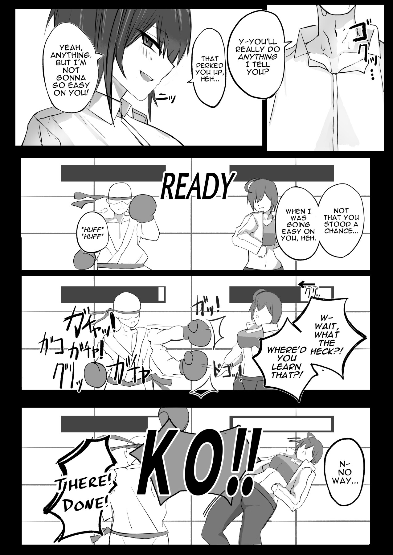 Hentai Manga Comic-Sex With My J-cup Bust Friend Who I Used To Think Was A Guy-Read-6